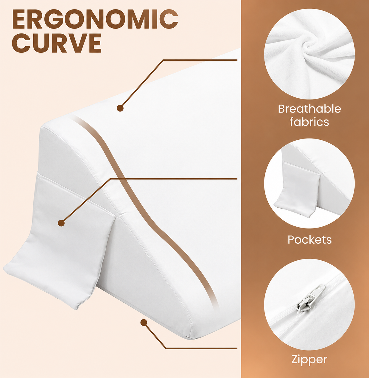 BedRest Wedge Pillow