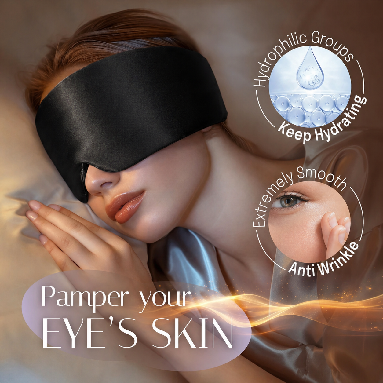 Midnight Silk Sleep Mask